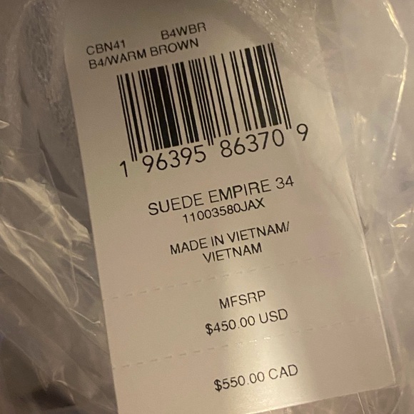 Coach Rich Brown Suede Shoulder Bag - Picture 8 of 8